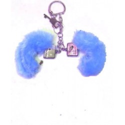 porte-cles-mini-menottes-bleues