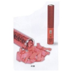 Canon à confettis rouges en papier de soie