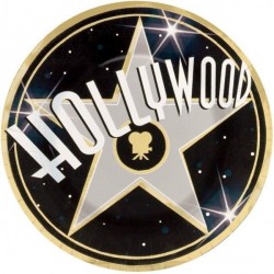 8-assiettes-hollywood-star-noires-or-et-argent-267cm