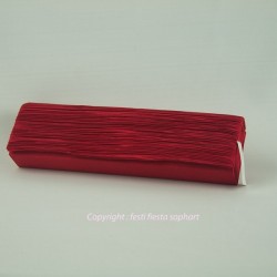 pochette-rouge-satin-plissee