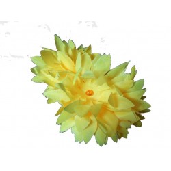 elastique-orne-de-fleurs-jaunes-chouchou-fleuri