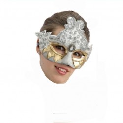 loup-effet-craquele-orne-d-or-et-perles-d-argent
