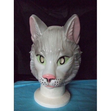 Masque De Chat Blanc Aux Yeux Verts Festi Fiesta