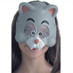 Demi-masque de chat enfant masque souple