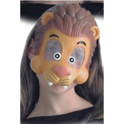 Demi-masque de lion enfant masque souple