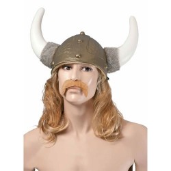 casque-viking-a-cornes-luxe-cheveux-roux
