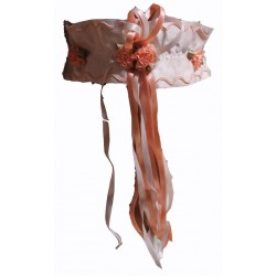 jarretiere-satin-ivoire-soutache-fleurs-peche