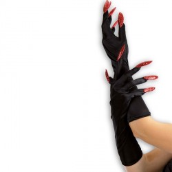 gants-noirs-mi-longs-avec-ongles-longs-pailletes-rouges