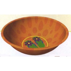 petit-bol-exotique-rond-orange-avec-des-tongs