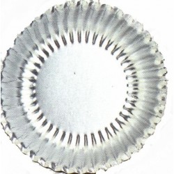 10 petites coupelles argent Ø 15 cm mini assiettes