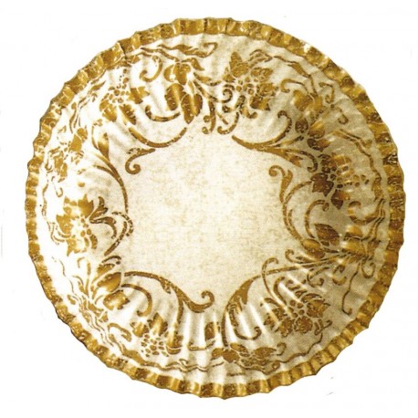 10-assiettes-plates-ecrues-decors-motifs-floraux-or-o-23-cm