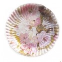10 assiettes plates "Fleurs printanières" Ø 24 cm
