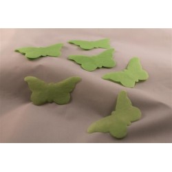 confettis-papillons-vert-pomme-en-papier-de-soie