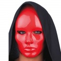 Masque neutre rouge brillant Halloween
