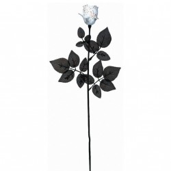 fleur-sur-tige-rose-blanche-ensanglantee-en-tissu-rose-d-hallowe