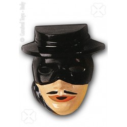 Masque cavalier noir masqué comme Zorro