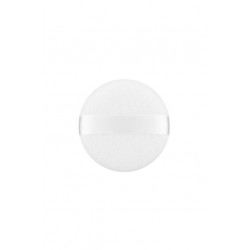 Houppette ronde blanche de maquillage 9.5 cm