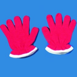 gants-courts-enfant-tricot-rouge-bordure-blanche