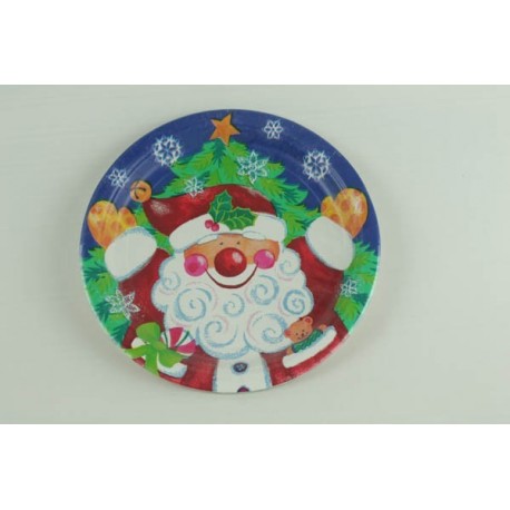8-assiettes-disco-o-229-cm-pere-noel-heureux
