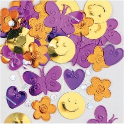 confettis-de-table-a-relief-girl-power-fleurs-papillons-coeurs-