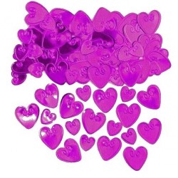 confettis-de-table-coeurs-en-plastique-metallise-fuchsia-a-relief