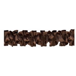 1-metre-de-ruban-satin-ruche-marron-chocolat-sur-elastique
