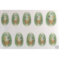 10-faux-ongles-souples-autocollants-vert-papillons-etoiles