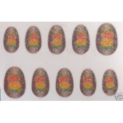 10-faux-ongles-souples-autocollants-rose-orange-et-rouge