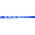 2 Guirlandes croix Twist Bleu roi 240 cm