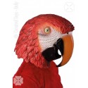 Masque de perroquet en latex masque souple d'oiseau