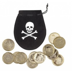bourse-noire-de-pirate-avec-12-pieces-d-or