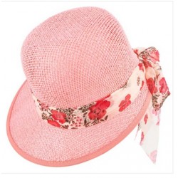 chapeau-d-ete-femme-casquette-visiere-paille-rose