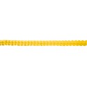 Guirlande Twist croix jaune d'or 360 cm