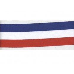 1 mètre ruban gros grain bleu blanc rouge tricolore couleur de la France coupe du monde