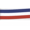 1 mètre ruban gros grain bleu blanc rouge tricolore couleur de la France coupe du monde