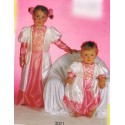 princesse rose et blanche taille 18 mois