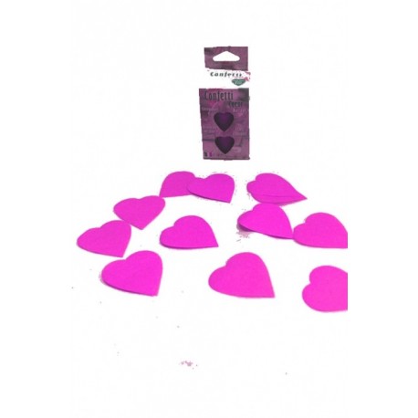 Confettis de scène en forme de coeur 100 grammes