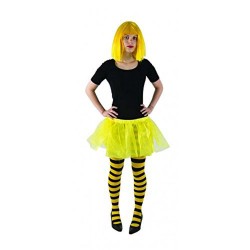 tutu jaune vif mini jupon mini jupe en voile cristal
