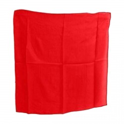 Foulard rouge en soie carré 20 centimètres pour les tours de magie