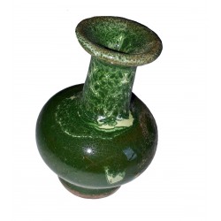 Figurine miniature tarraillette vert empire vase en céramique