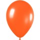 100 ballons de baudruche standard mandarine metal 29 centmètres de diamètre Halloween