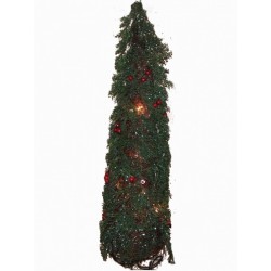 Sapin vert lumineux 62 CM