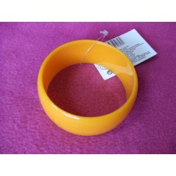bracelet-orange-rond-disco-retro