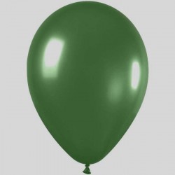 100 ballons de baudruche métal vert bouteille ø 29 cm